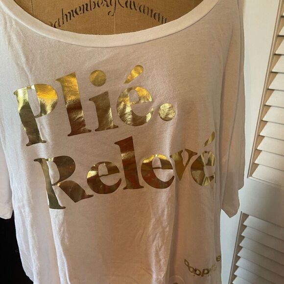 POP PHYSIQUE | plié. relevé. oversized boxy t shirt S - Picture 3 of 11